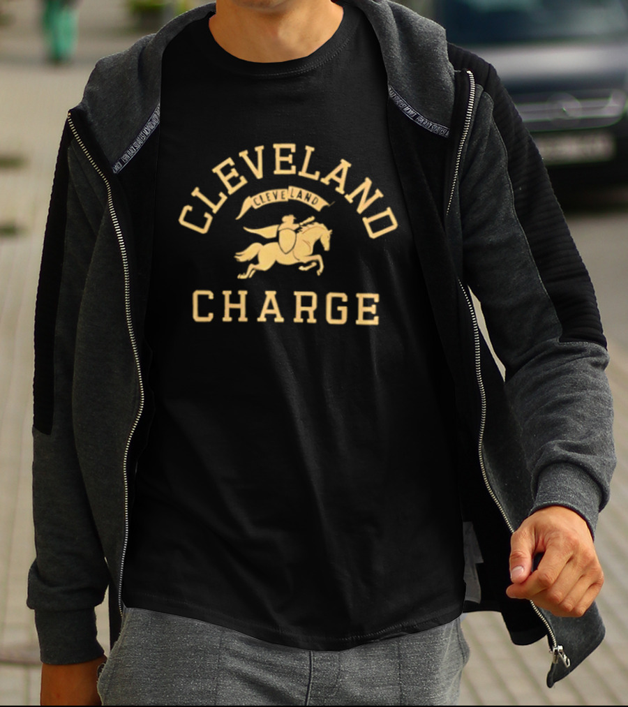 Cleveland Charge Knight Horseback Riding Cavalry Team T-Shirt