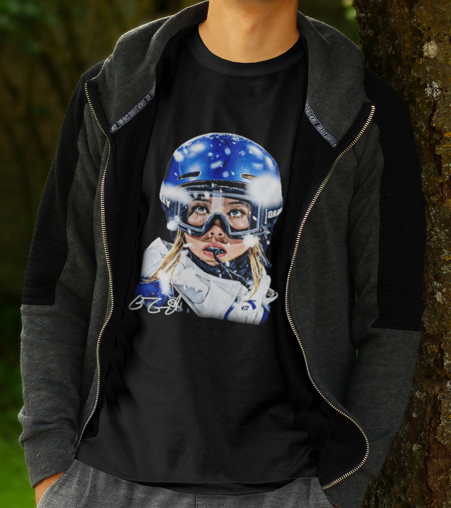 Eileen Gu Aura Snowboard Oakley Goggles Winter Sports T-Shirt
