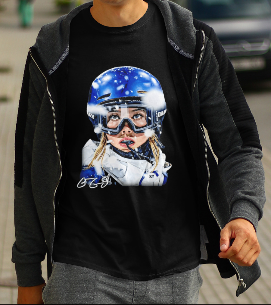Eileen Gu Aura Snowboard Oakley Goggles Winter Sports T-Shirt