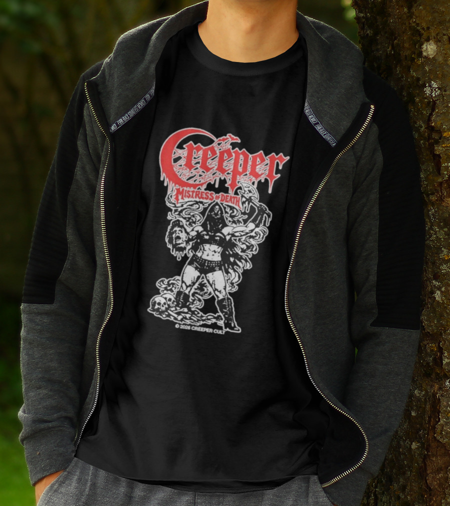 Creeper Mistress Of Death Creepercult 2023 T-Shirt