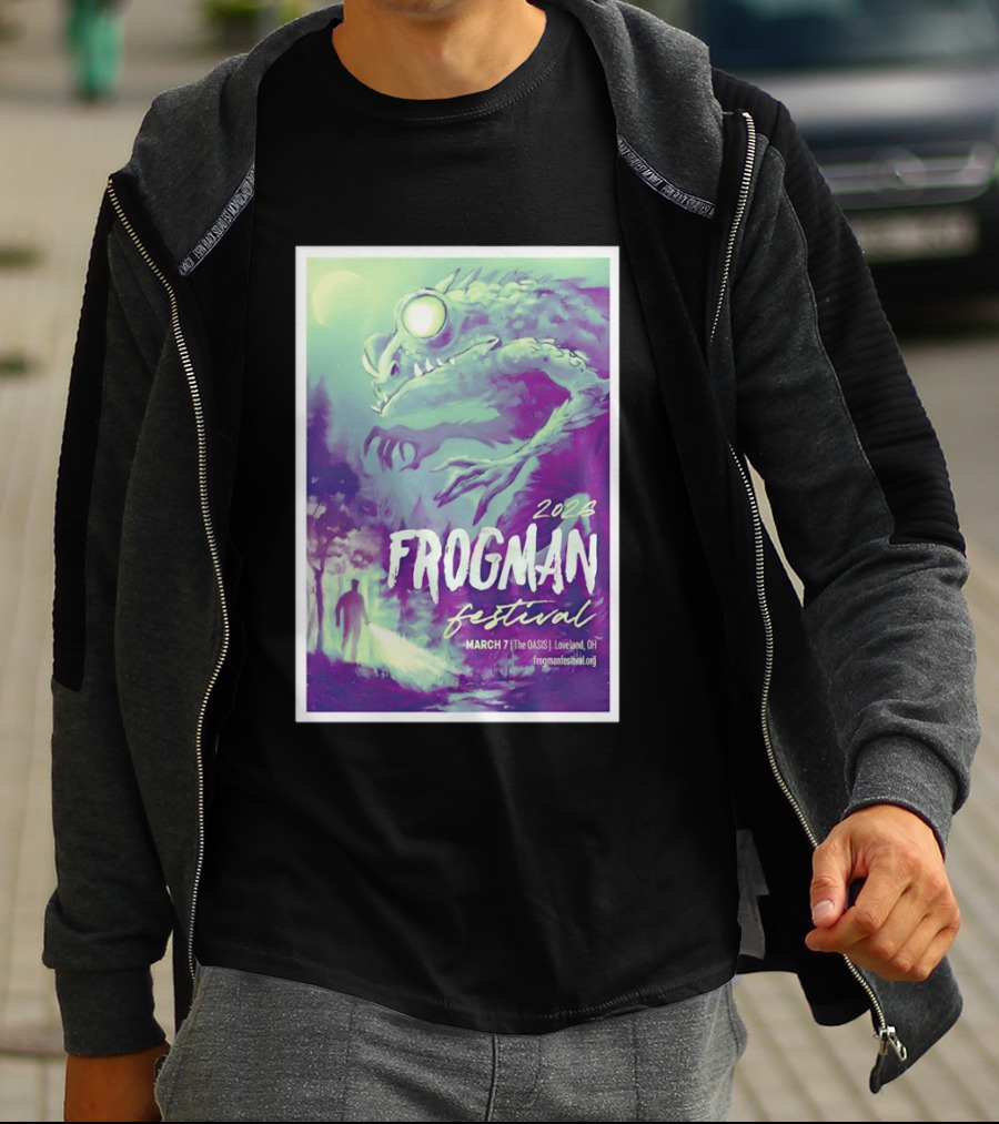2026 Frogman Festival Loveland OH March 7 At The Oasis T-Shirt