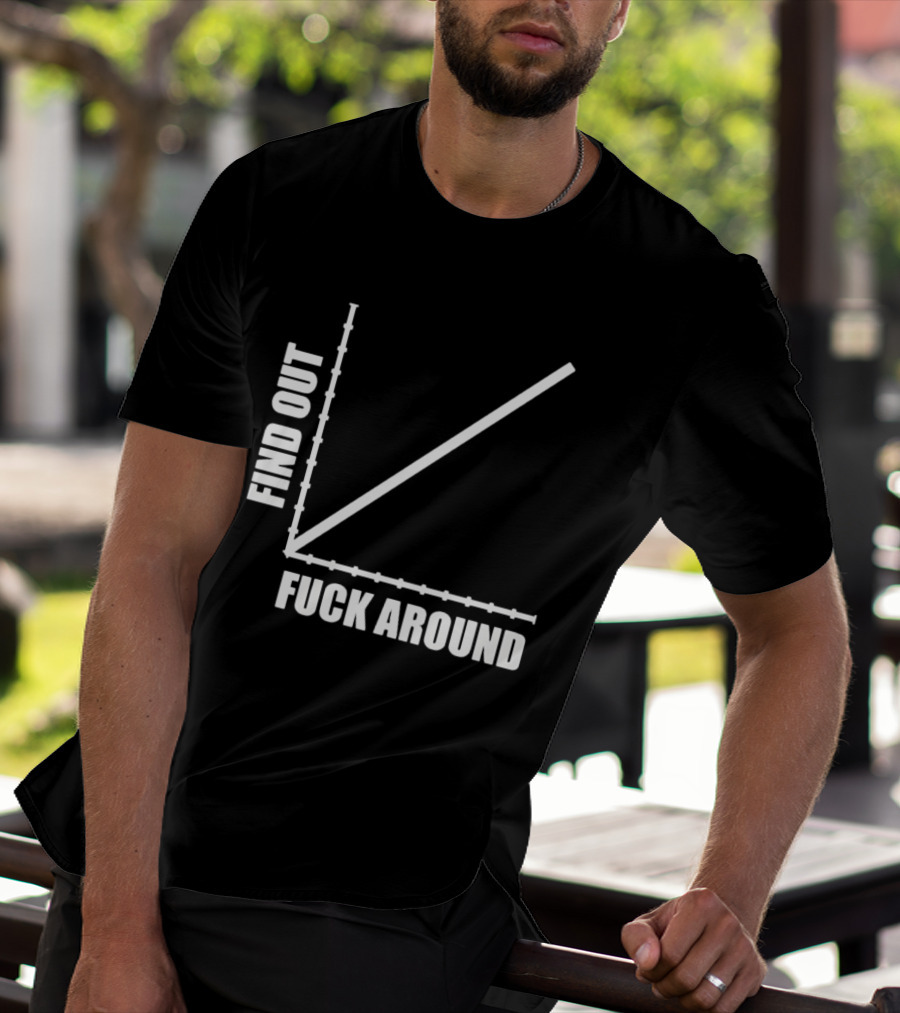 Find Out Fuck Around Graph FAFO T-Shirt