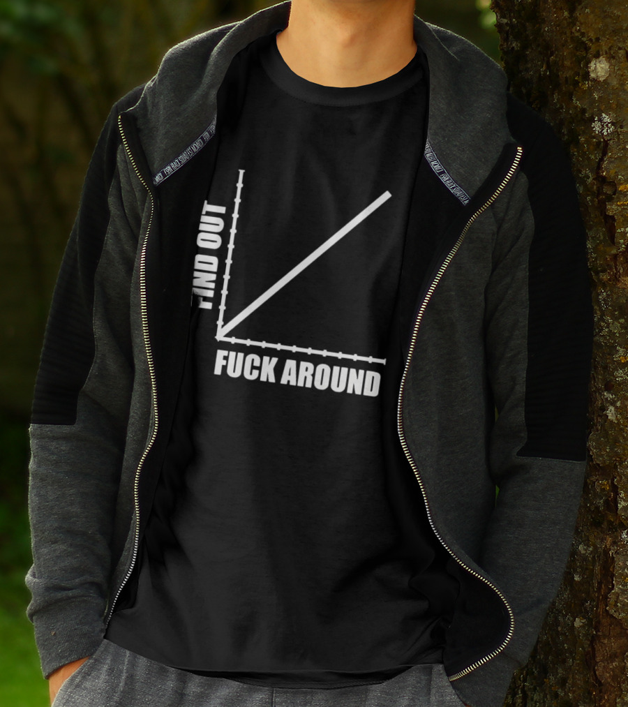 Find Out Fuck Around Graph FAFO T-Shirt
