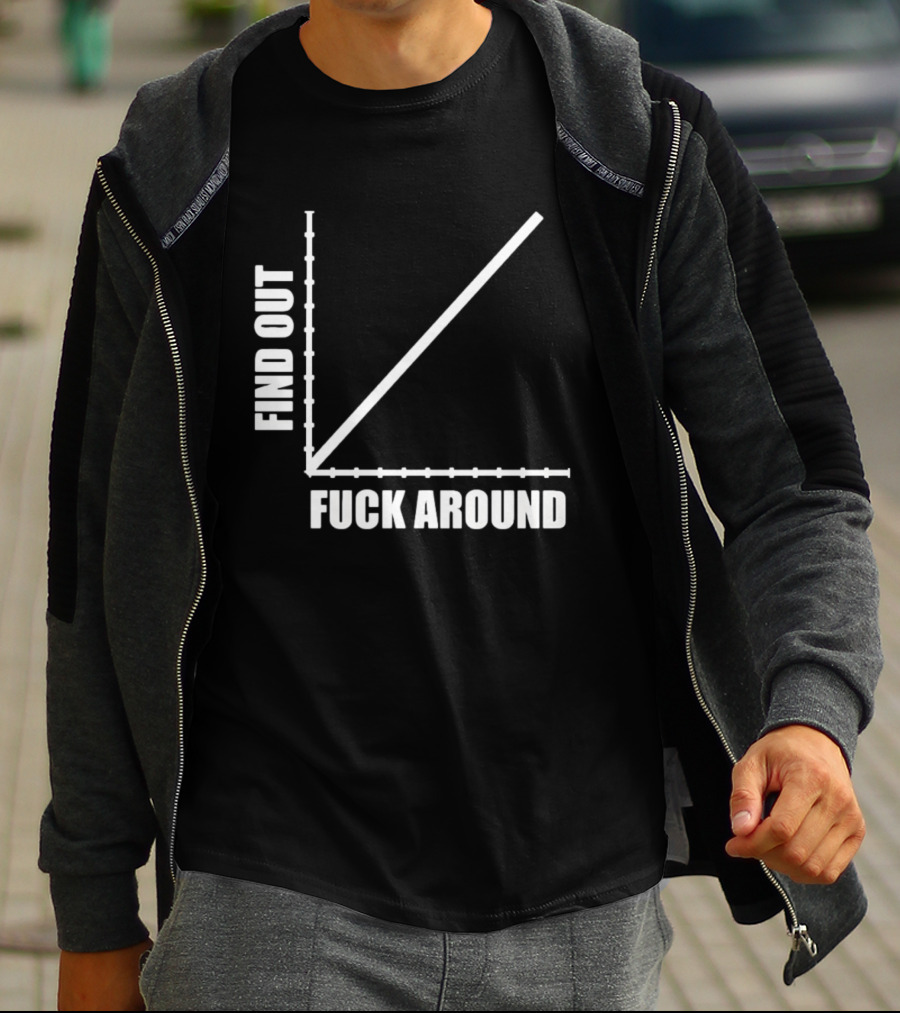 Find Out Fuck Around Graph FAFO T-Shirt