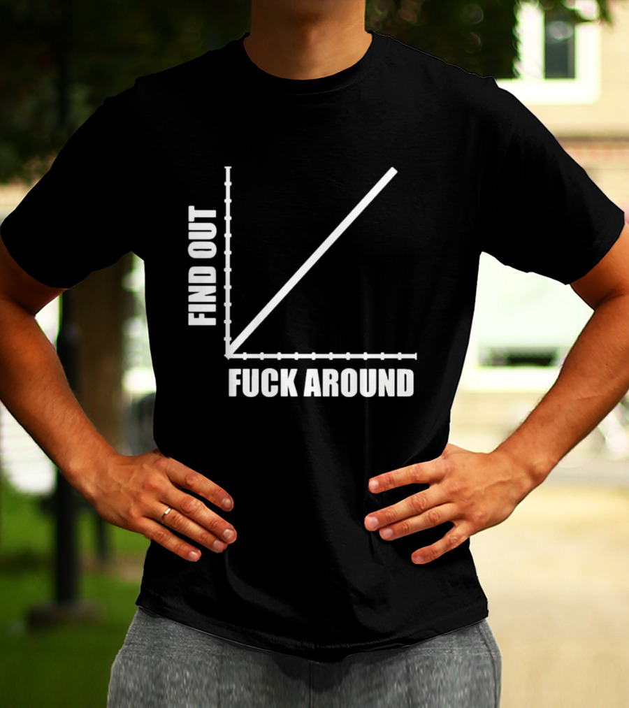 Find Out Fuck Around Graph FAFO T-Shirt