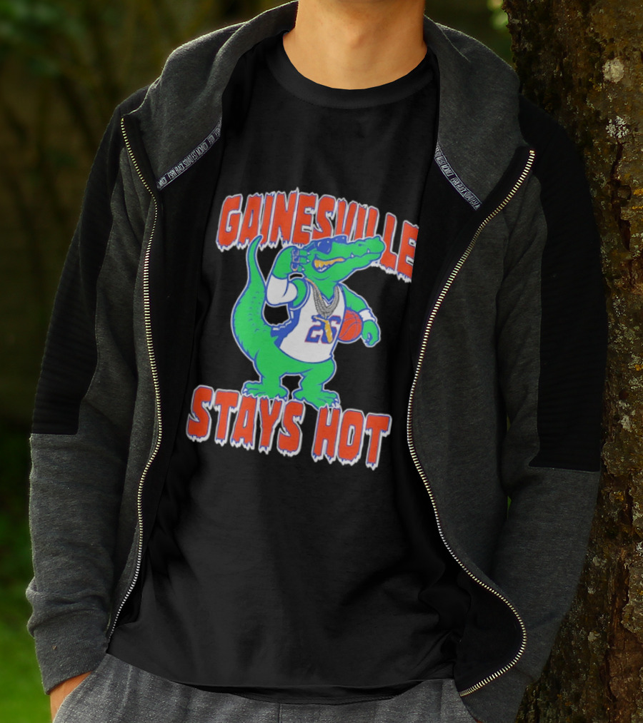 Gainesville Stays Hot Florida Gator Basketball 26 Sunglasses T-Shirt