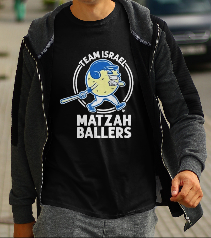 Team Israel Matzah Ballers Garrett Stubbs T-Shirt