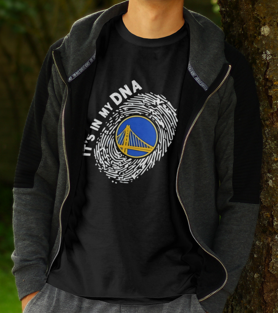 Golden State Warriors It's In My DNA Fingerprint Basketball T-Shirt