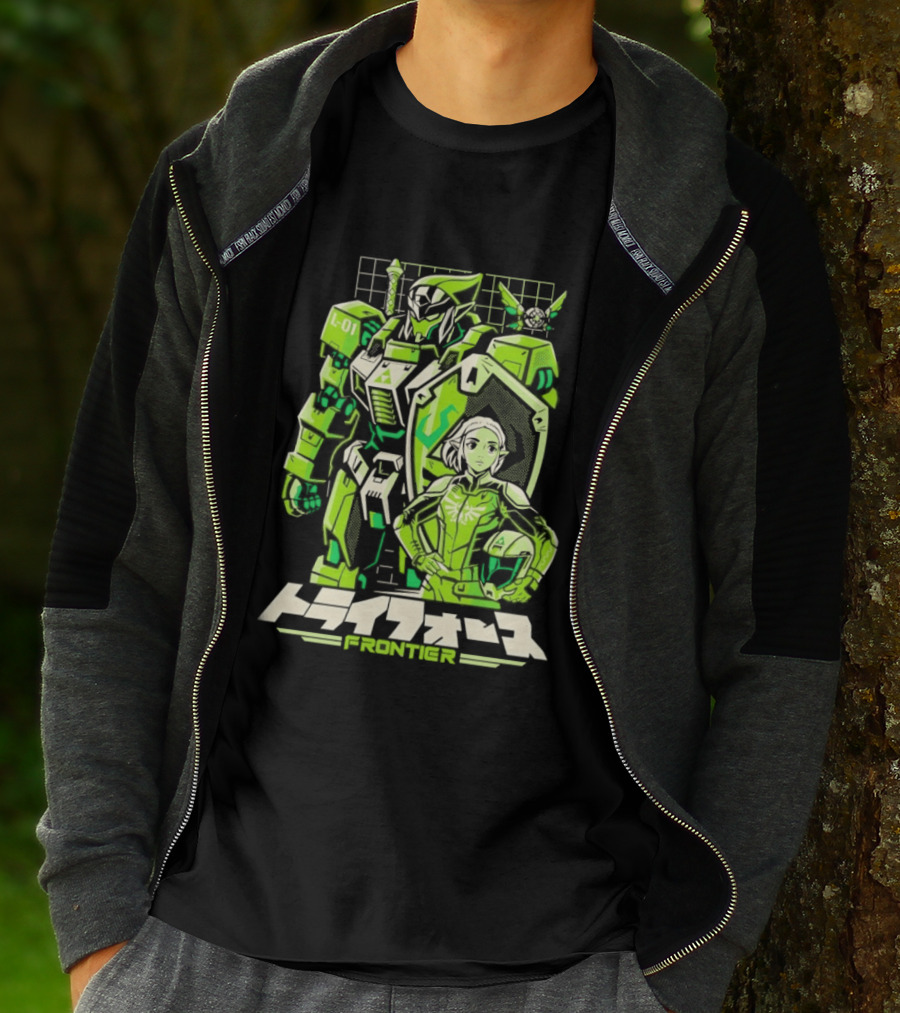 Hylian Mecha Triad Frontier Triforce L 01 Japanese T-Shirt