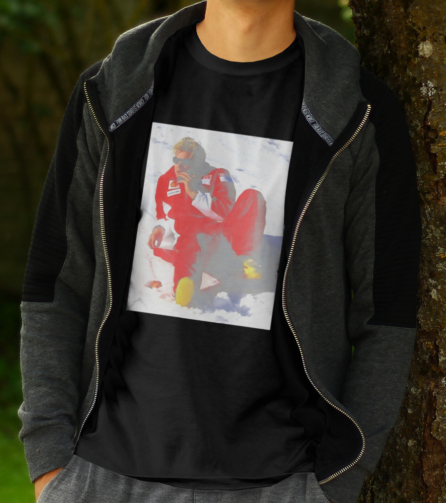 Ice Man Kimi Raikkonen F1 Ferrari Team Racing Legend T-Shirt