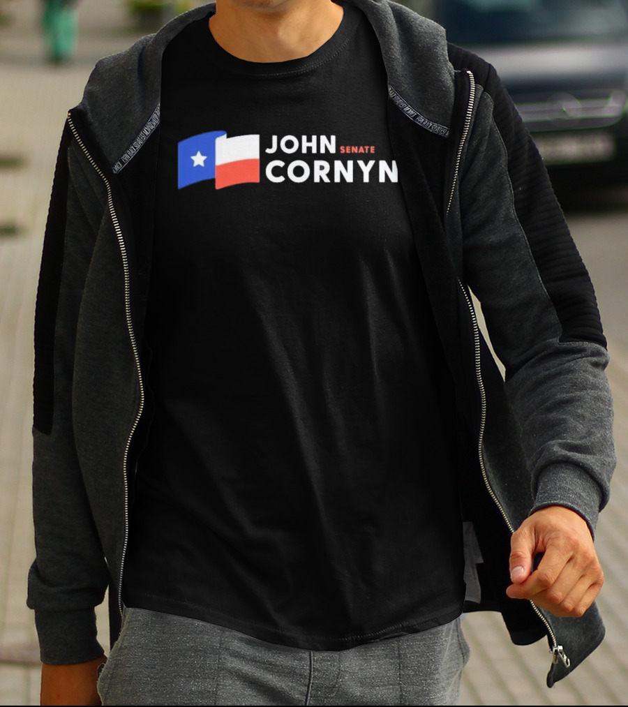 Texas Flag John Cornyn Senate 2026 Campaign T-Shirt