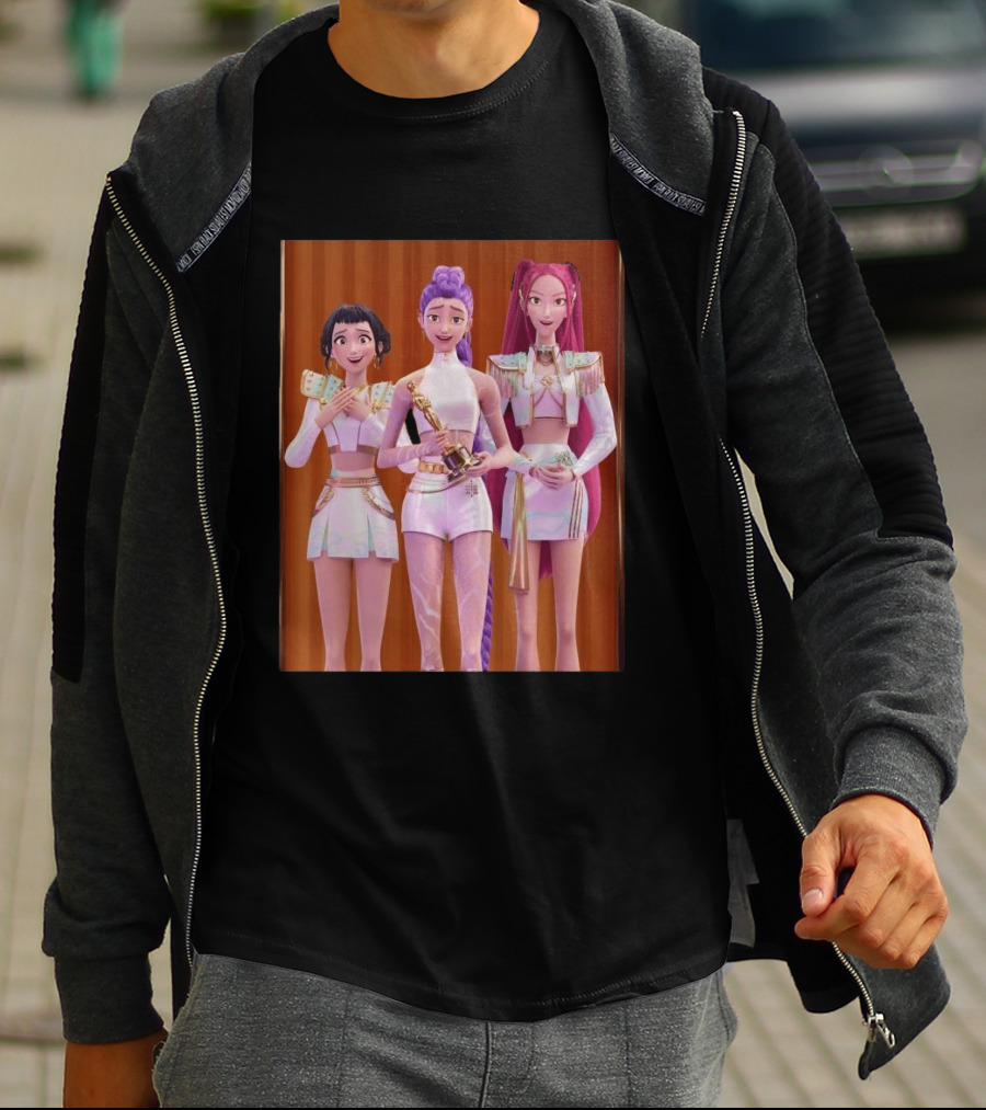 K Pop Demon Hunters Animated Feature Film Oscar Winners T-Shirt