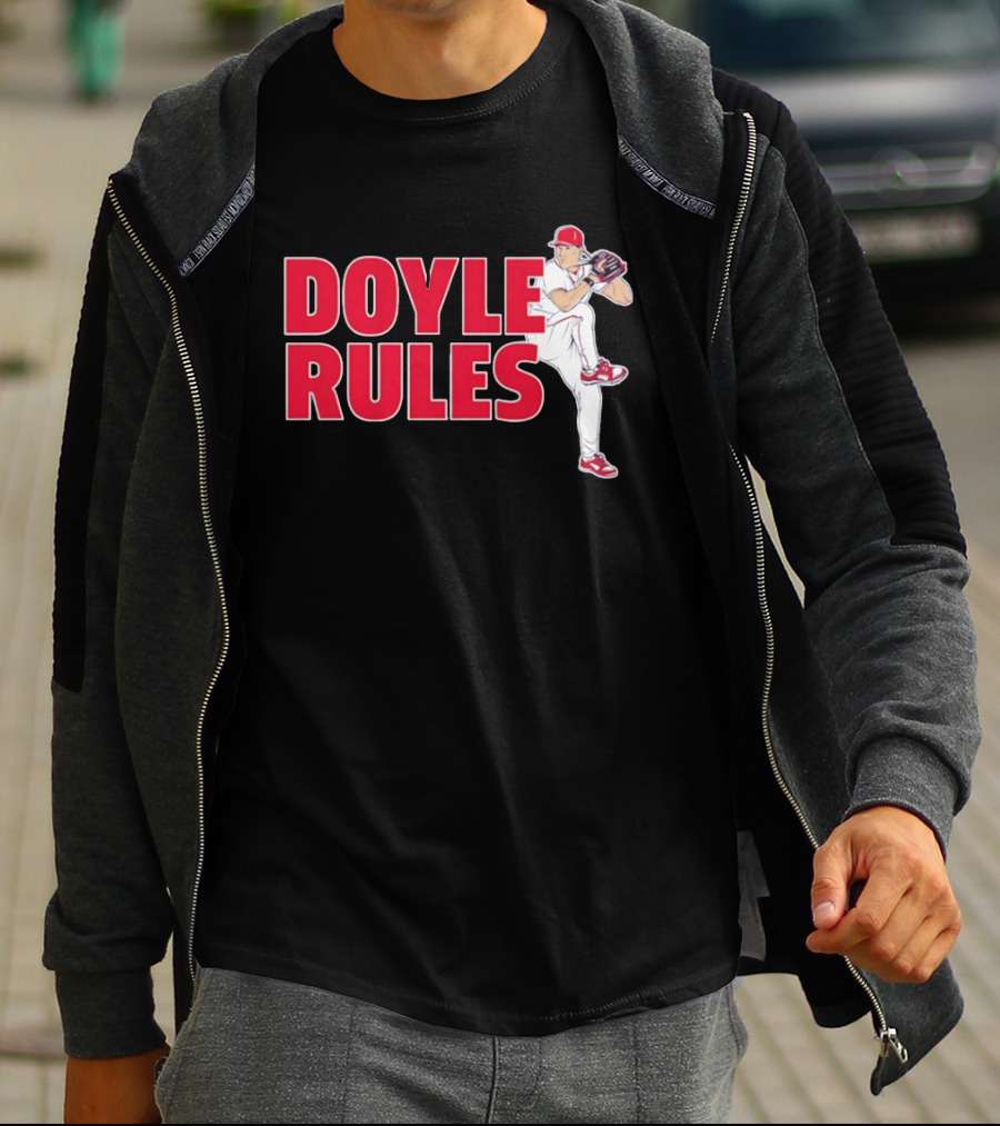 Doyle Rules St Louis Cardinals Pitcher Action T-Shirt