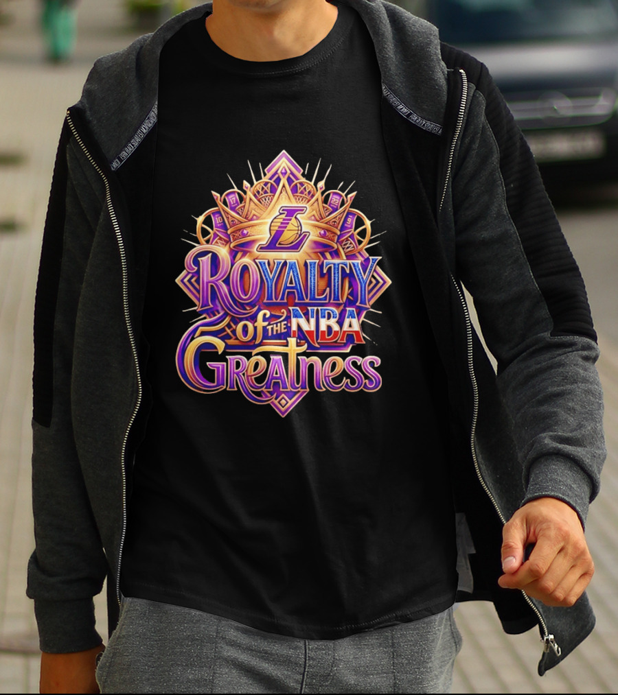 Los Angeles Lakers L Royalty Of The NBA Greatness T-Shirt
