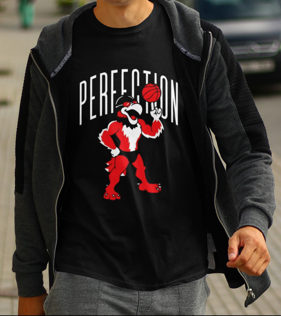Miami RedHawks Perfection Basketball Bird T-Shirt