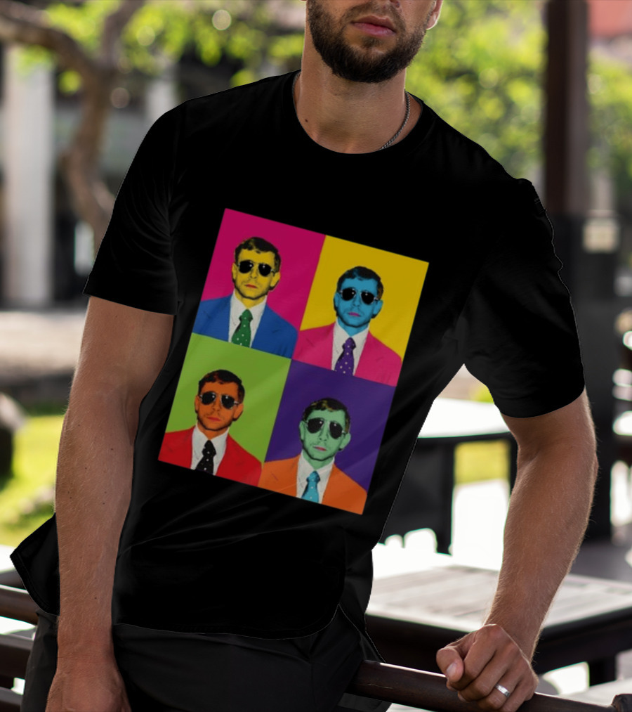 Mike Vining Pop Art Style Multicolor T-Shirt