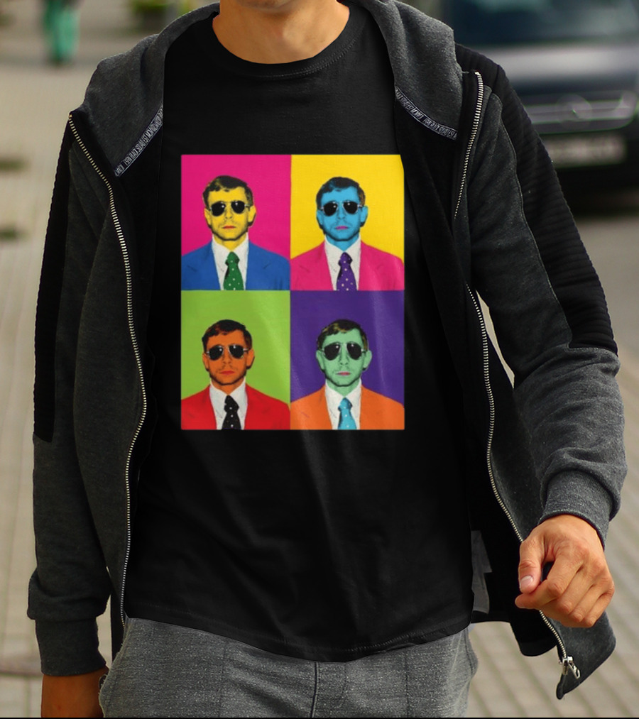 Mike Vining Pop Art Style Multicolor T-Shirt