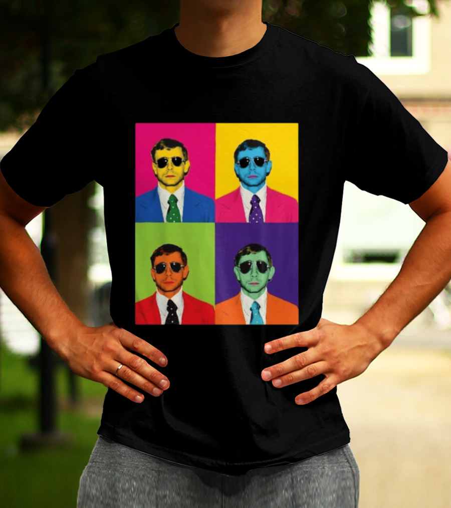 Mike Vining Pop Art Style Multicolor T-Shirt