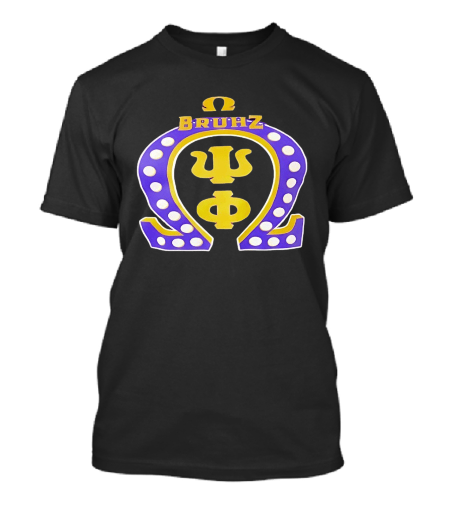 Omega Psi Phi Bruhz Greek Letters T-Shirt