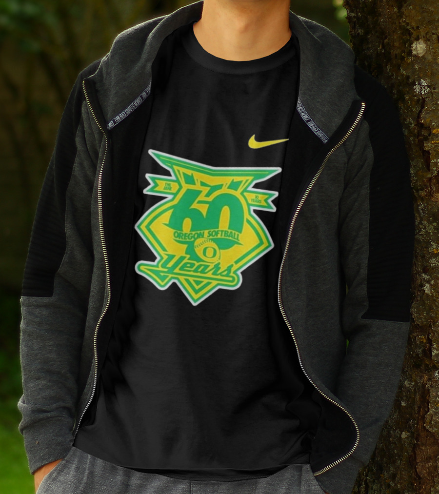 Nike Oregon Softball 60 Years Anniversary T-Shirt