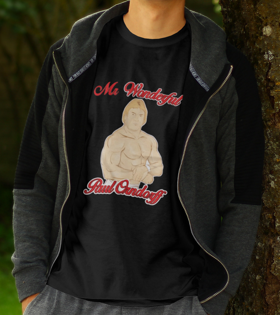 Mr Wonderful Paul Orndorff Vintage Wrestling Legend T-Shirt