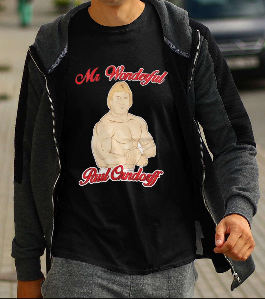 Mr Wonderful Paul Orndorff Vintage Wrestling Legend T-Shirt
