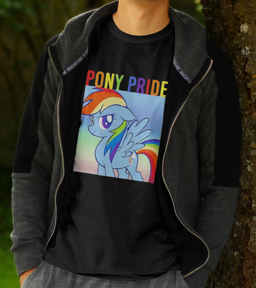 Rainbow Dash Pony Pride My Little Pony Rainbow T-Shirt