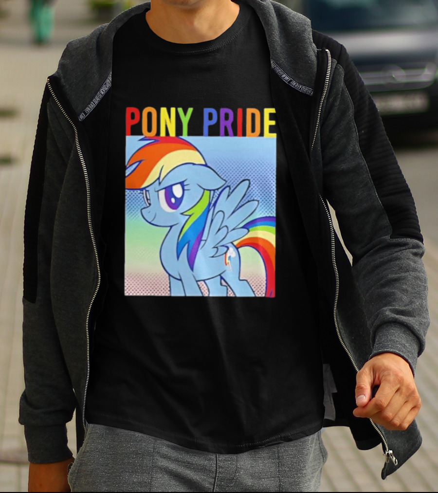 Rainbow Dash Pony Pride My Little Pony Rainbow T-Shirt