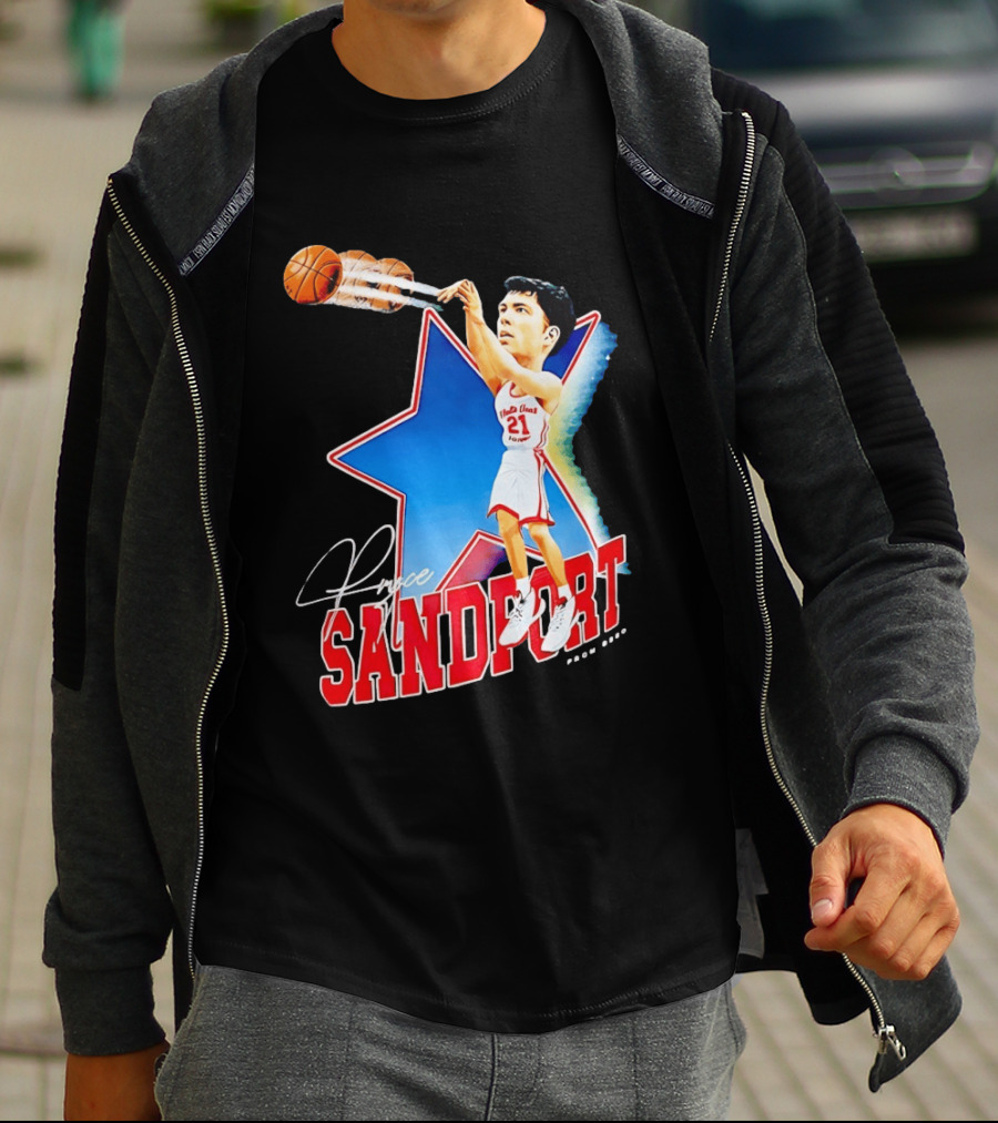 Pryce Sandfort Nebraska Cornhuskers Basketball Star Player 21 T-Shirt