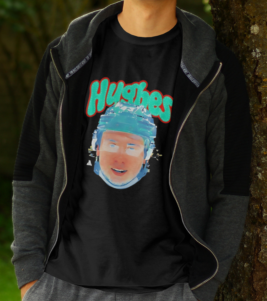 Quinn Hughes 43 Hughes Minnesota Wild Big Head 2026 T-Shirt