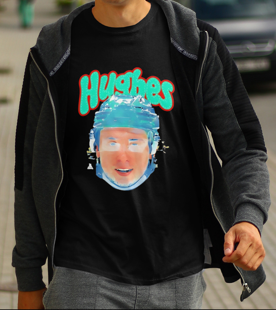 Quinn Hughes 43 Hughes Minnesota Wild Big Head 2026 T-Shirt