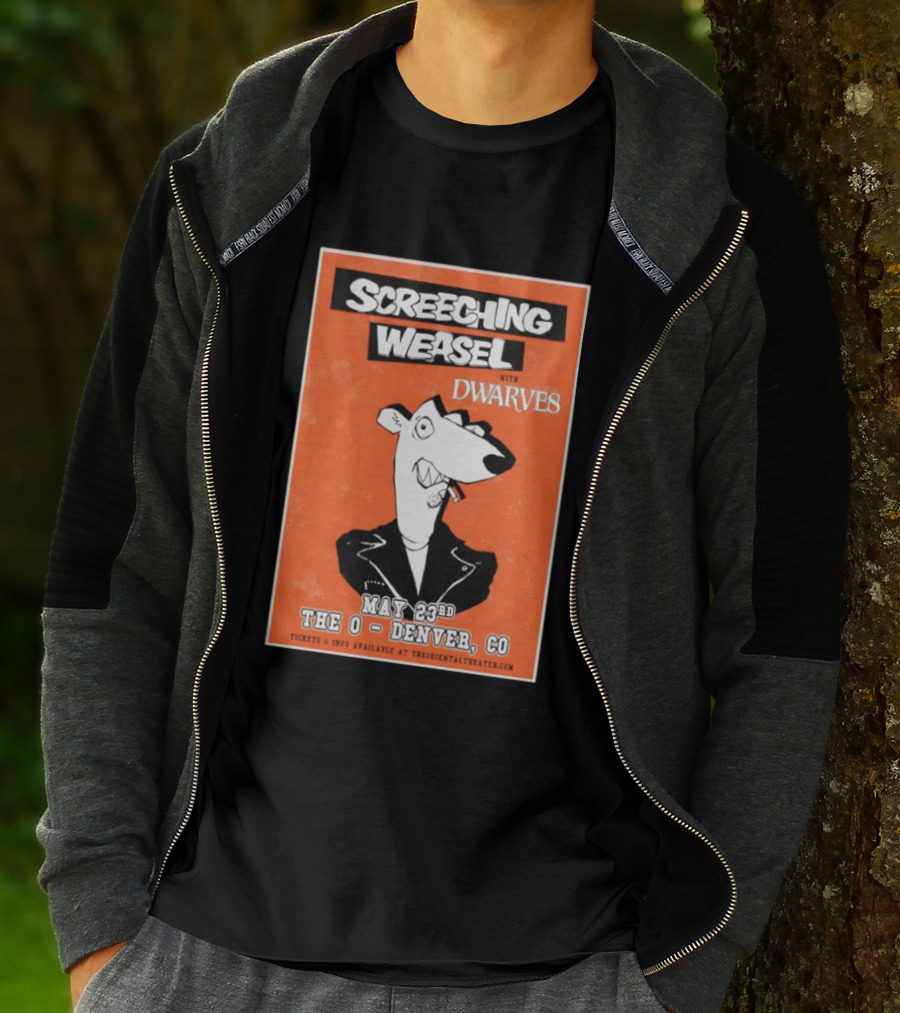 Screeching Weasel With Dwarves May 23rd The O Denver CO T-Shirt