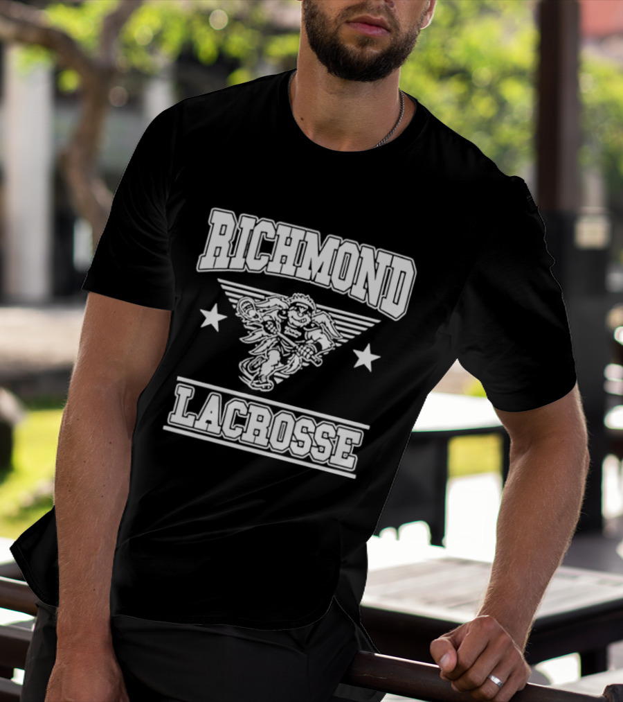 Richmond Lacrosse Vintage Motocross Star Racer T-Shirt