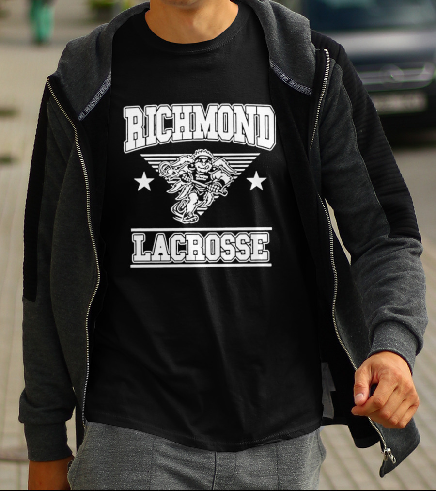 Richmond Lacrosse Vintage Motocross Star Racer T-Shirt