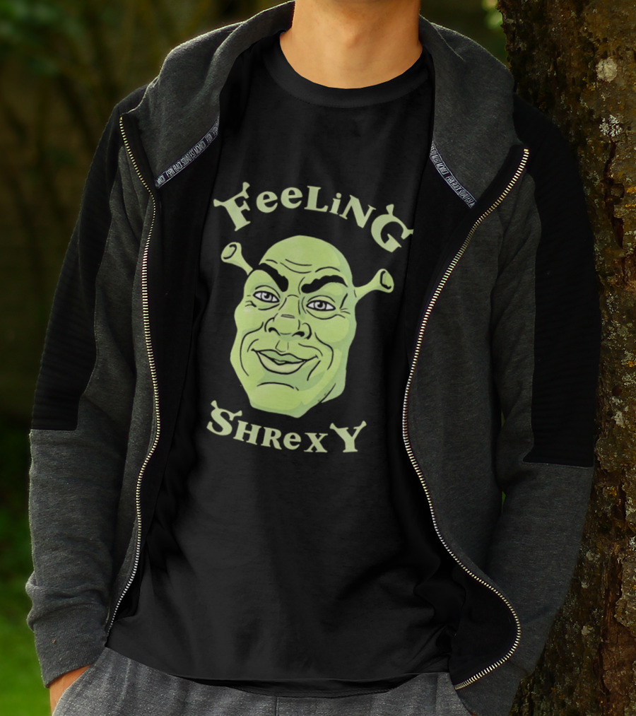 Feeling Shrexy Shrek Face T-Shirt