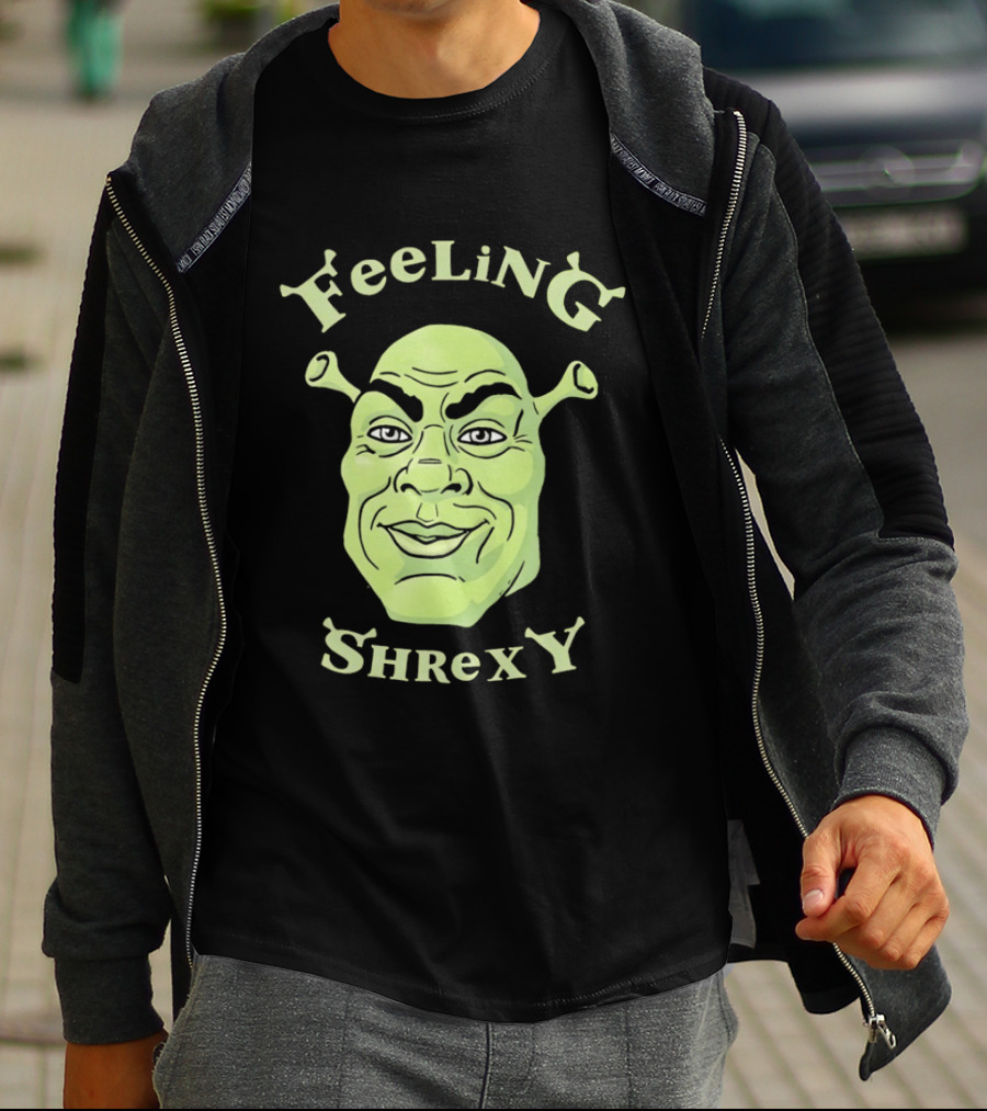 Feeling Shrexy Shrek Face T-Shirt
