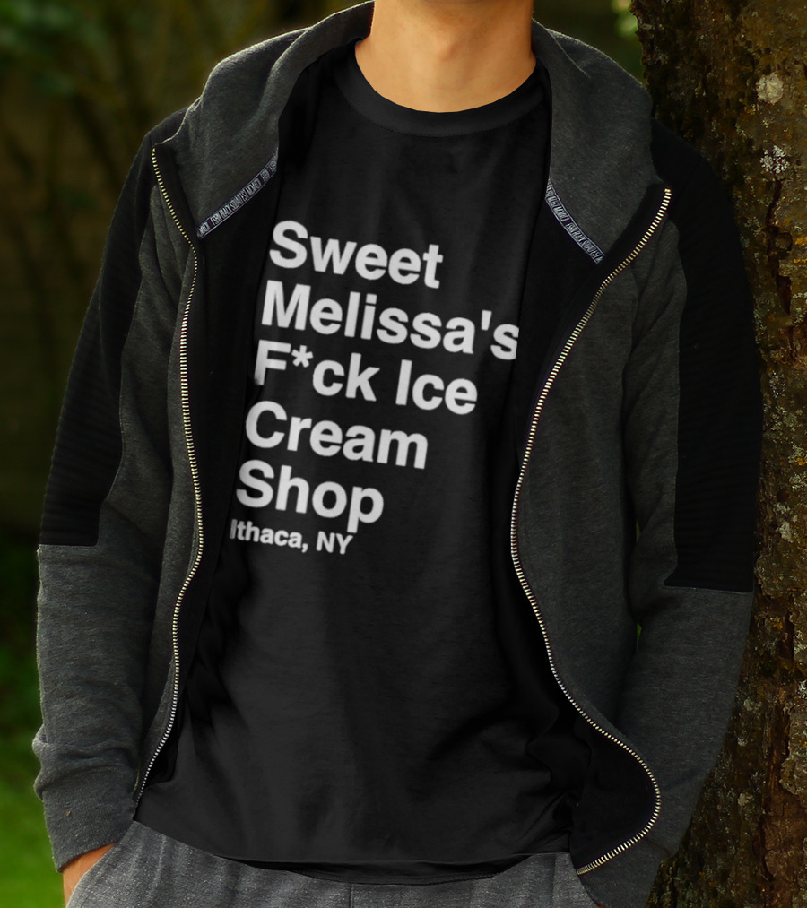 Sweet Melissa's F*ck Ice Cream Shop Ithaca NY T-Shirt