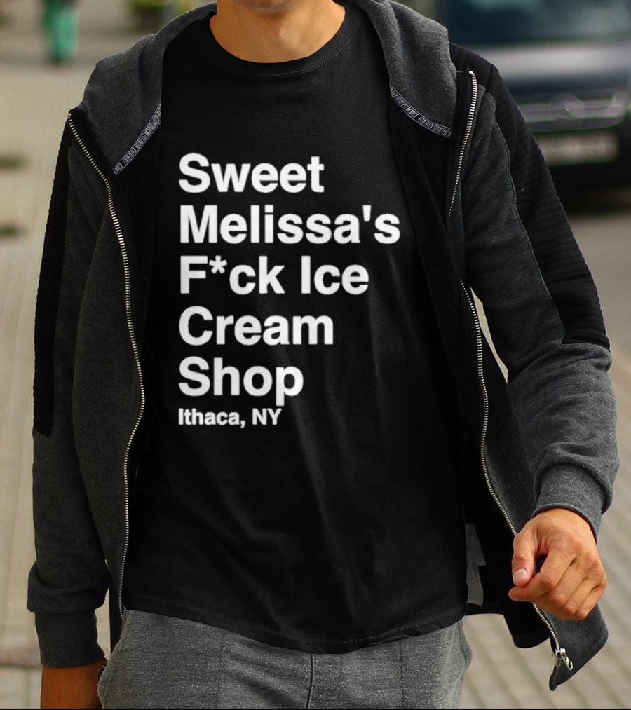 Sweet Melissa's F*ck Ice Cream Shop Ithaca NY T-Shirt