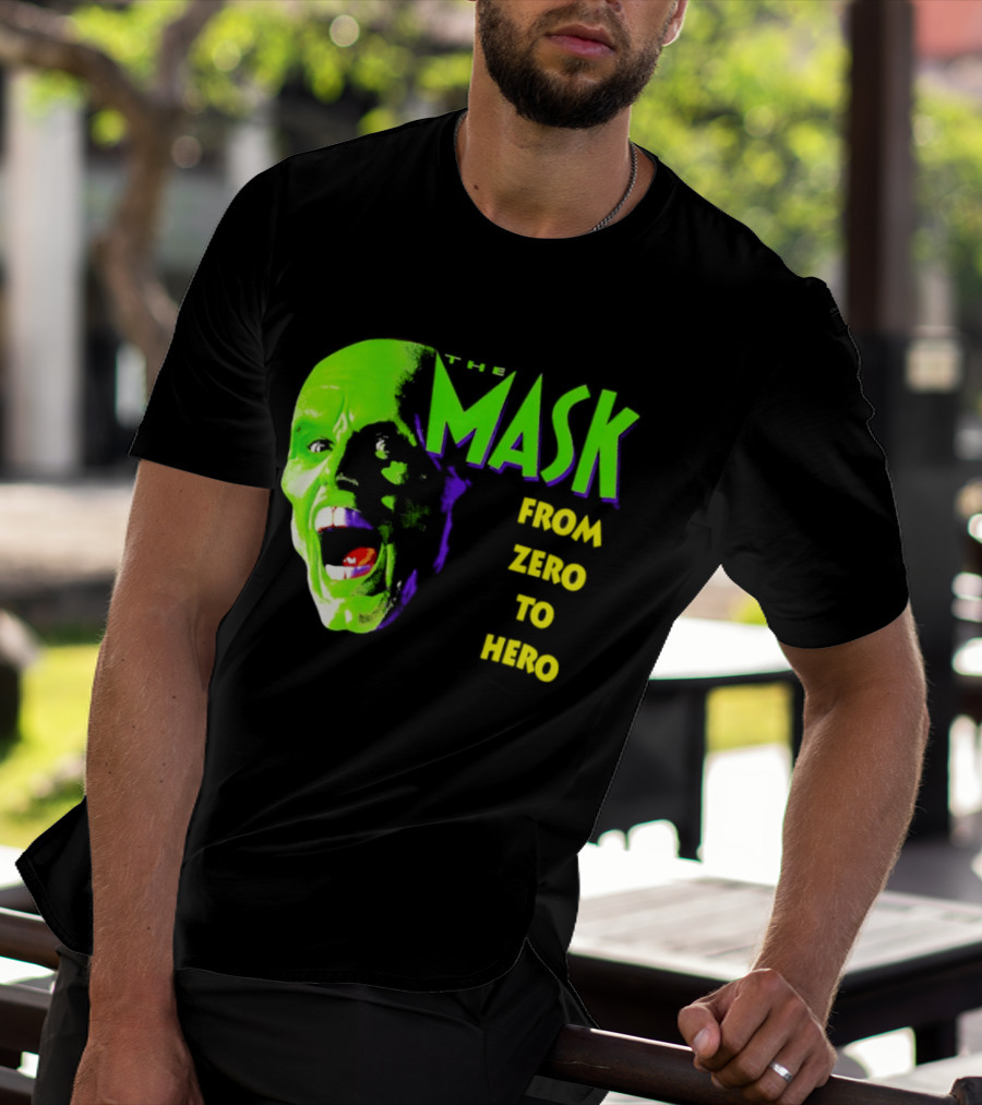 The Mask Movie From Zero To Hero Face T-Shirt