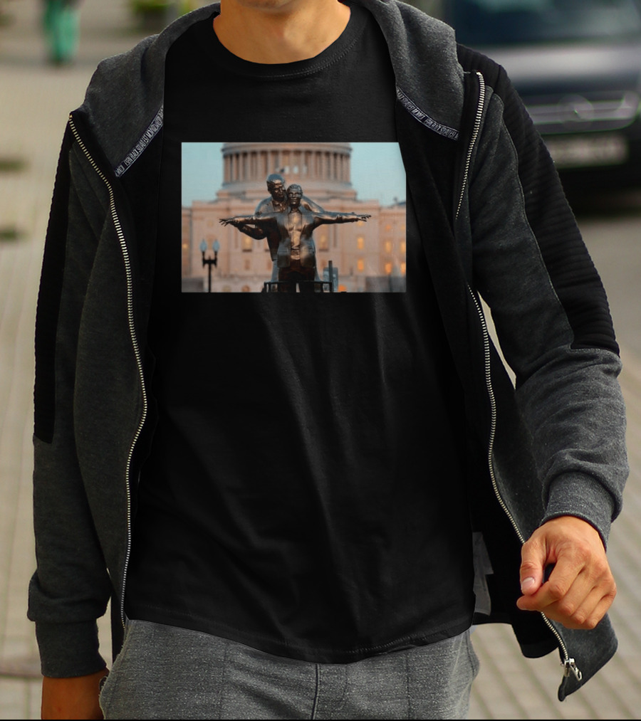 Titanic Trump Epstein Statue At Capitol Building T-Shirt
