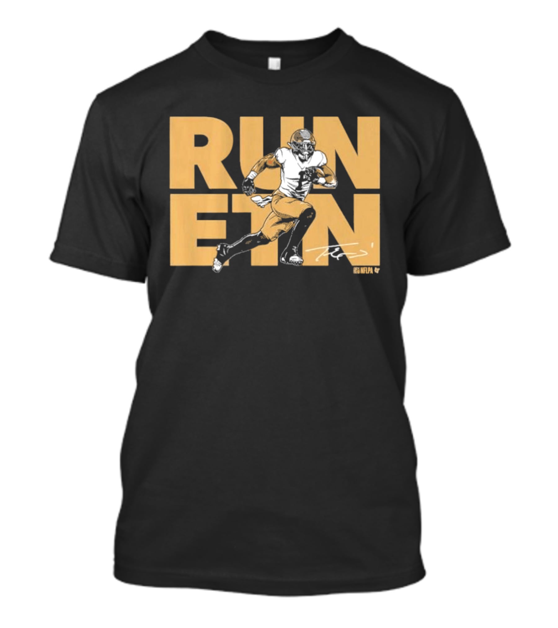 Travis Etienne Run ETN Football NOLA T-Shirt