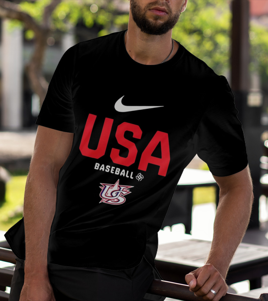 USA Baseball Nike Logo Team USA Sports Fan T-Shirt