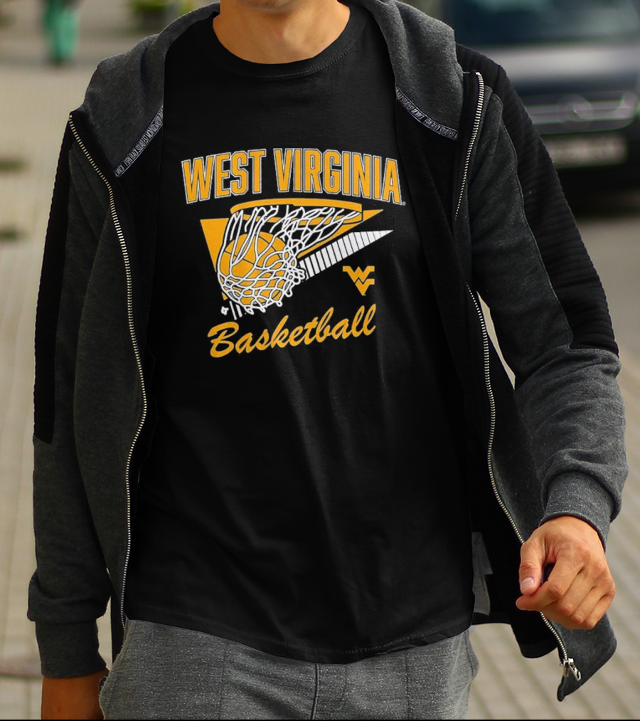 West Virginia Basketball Swish T-Shirt