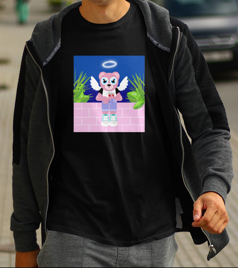 Angels Break Halo Bear With Wings 349536 T-Shirt