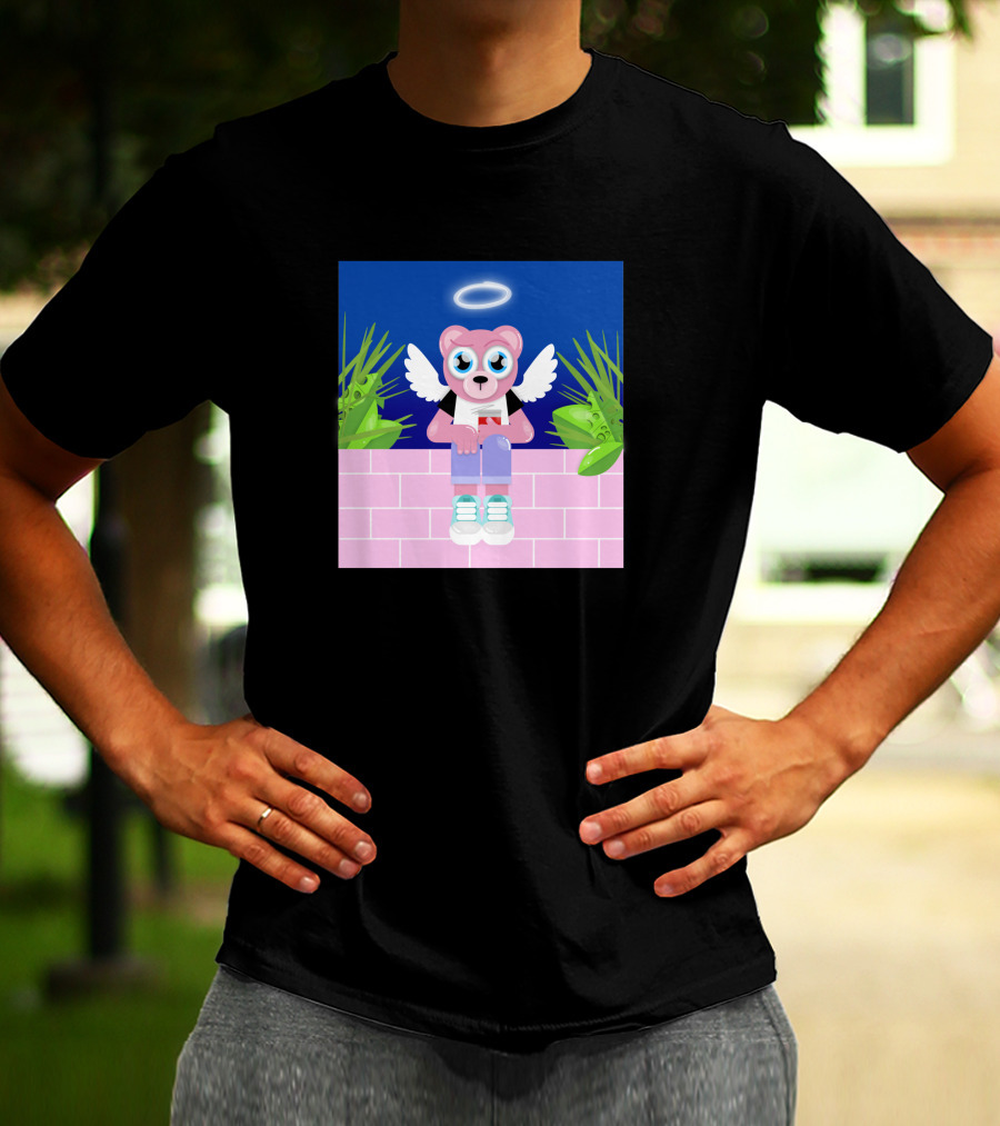 Angels Break Halo Bear With Wings 349536 T-Shirt
