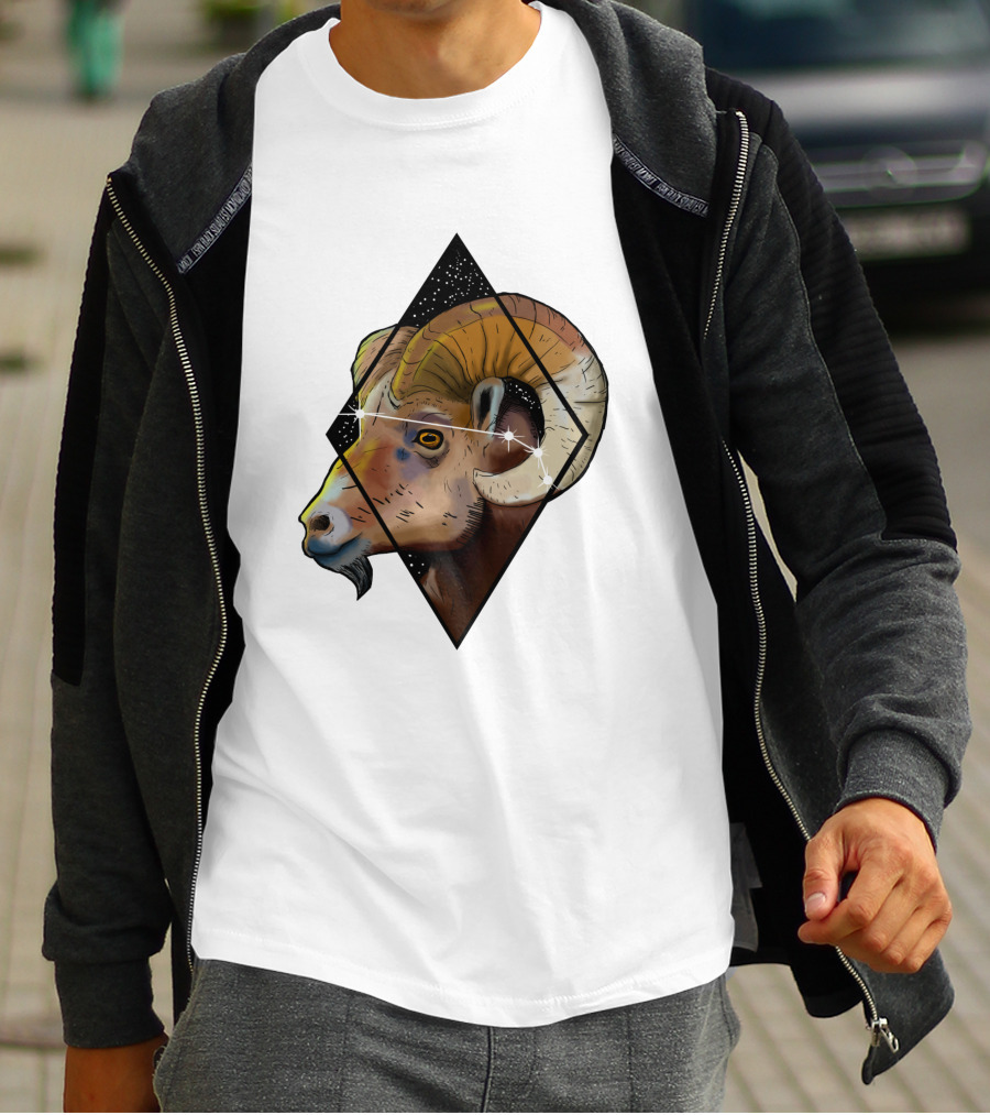 Aries Ram Starry Diamond 1041397 T-Shirt