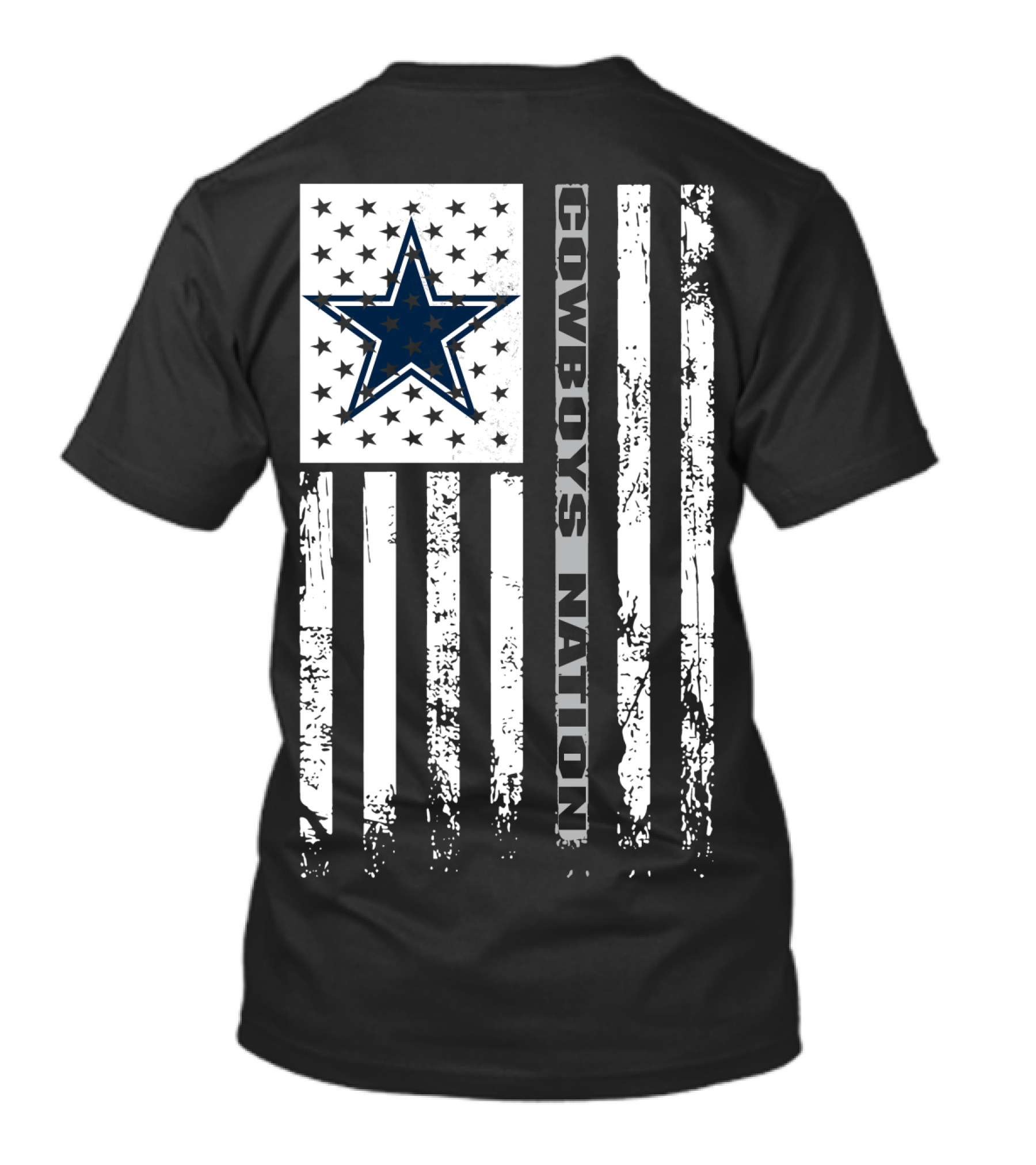 Dallas Cowboys Nation Flag Stars And Stripes T-Shirt