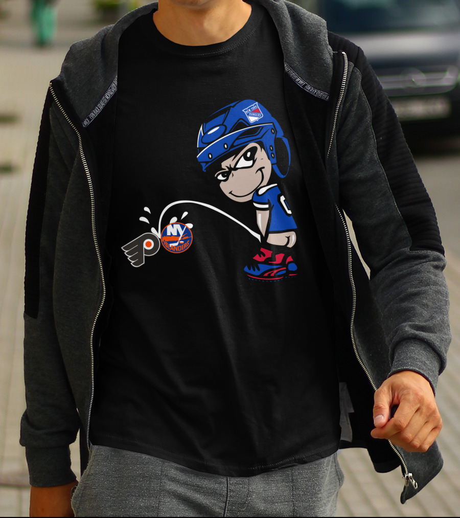New York Rangers Rivalry Flyers Islanders T-Shirt