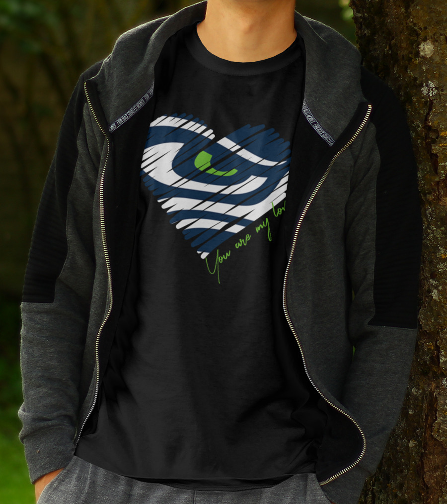 Seattle Seahawks You Are My Love Heart T-Shirt