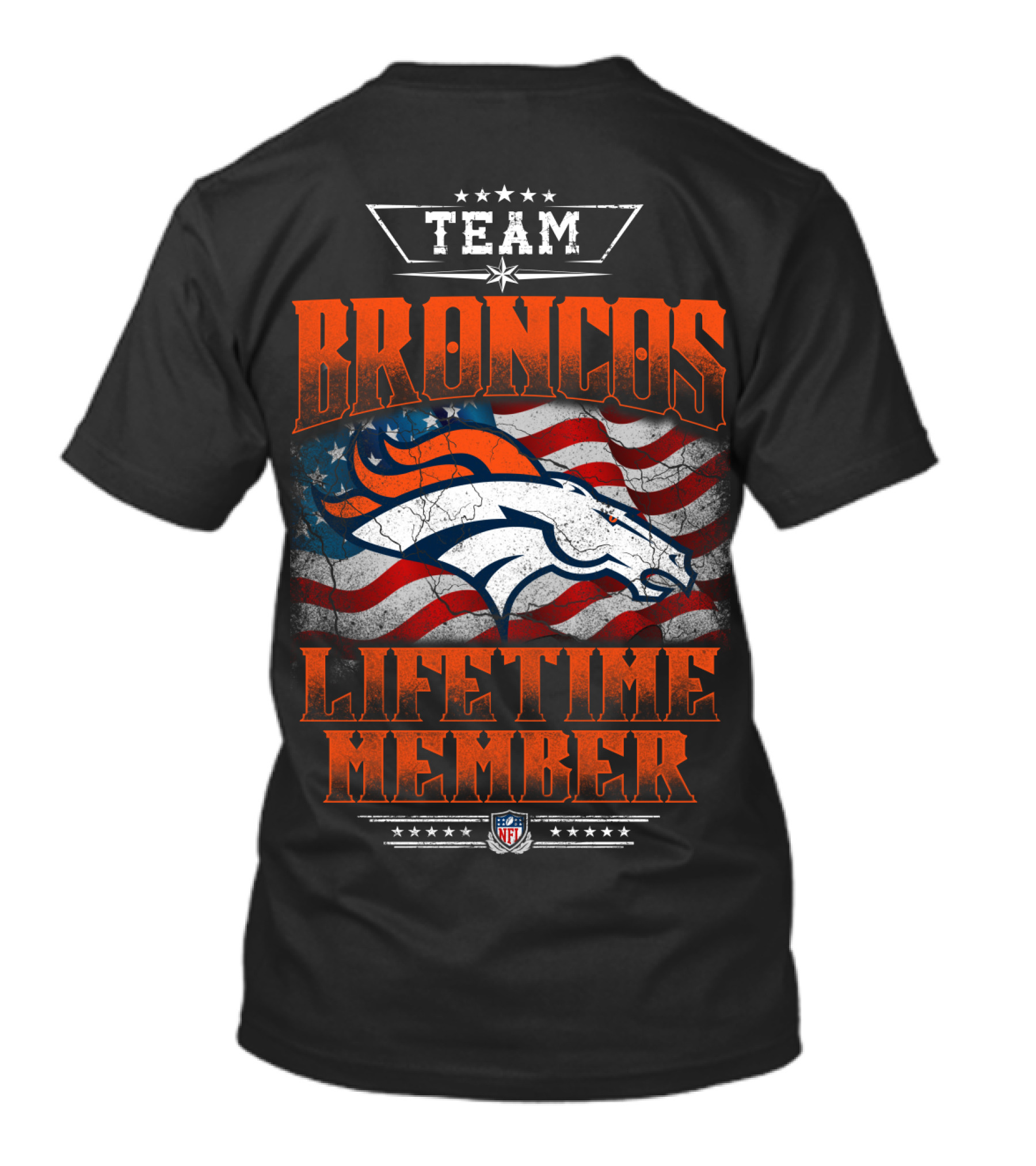 Team Broncos Lifetime Member Nfl T-Shirt